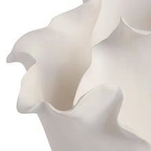 White Sarah Ceramic Vase